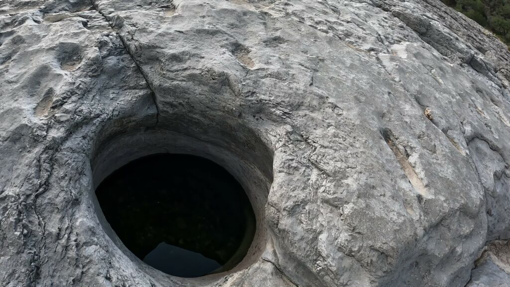 Pedernales Falls State Park - On Ridge - Wash-out Hole