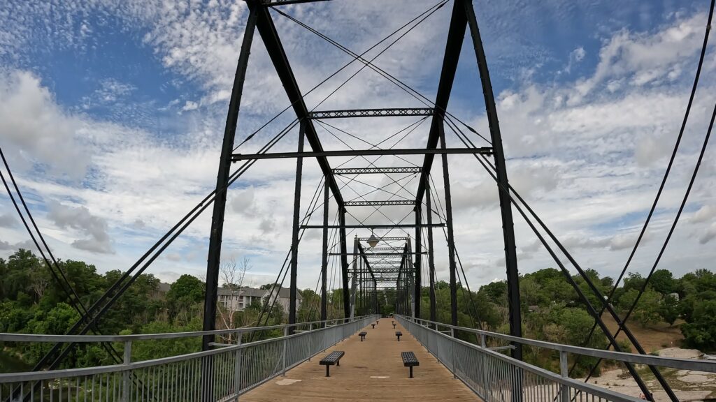 The Faust Street Bridge