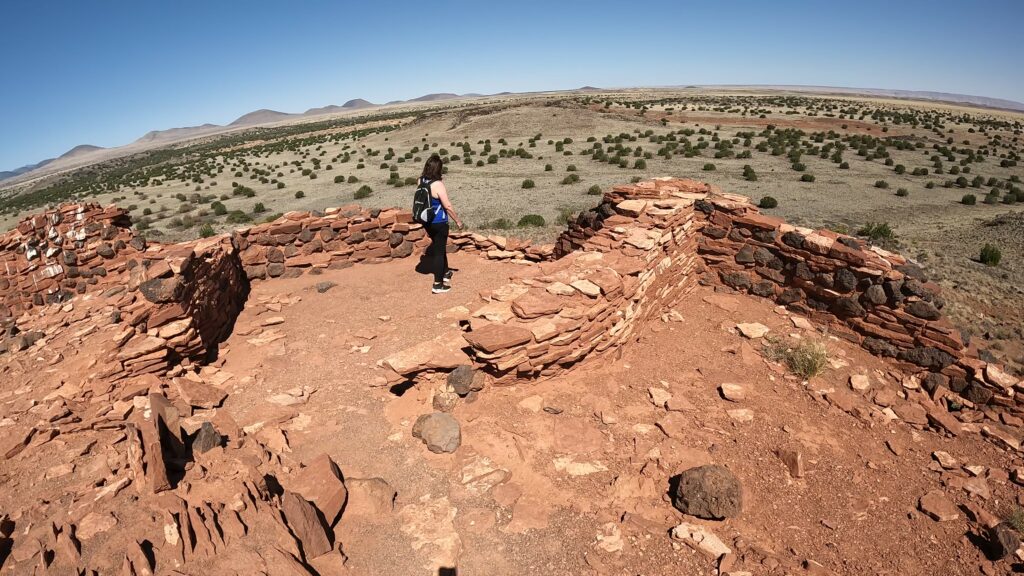 Viewpoint on top of Citadel Pueblo Ruins
