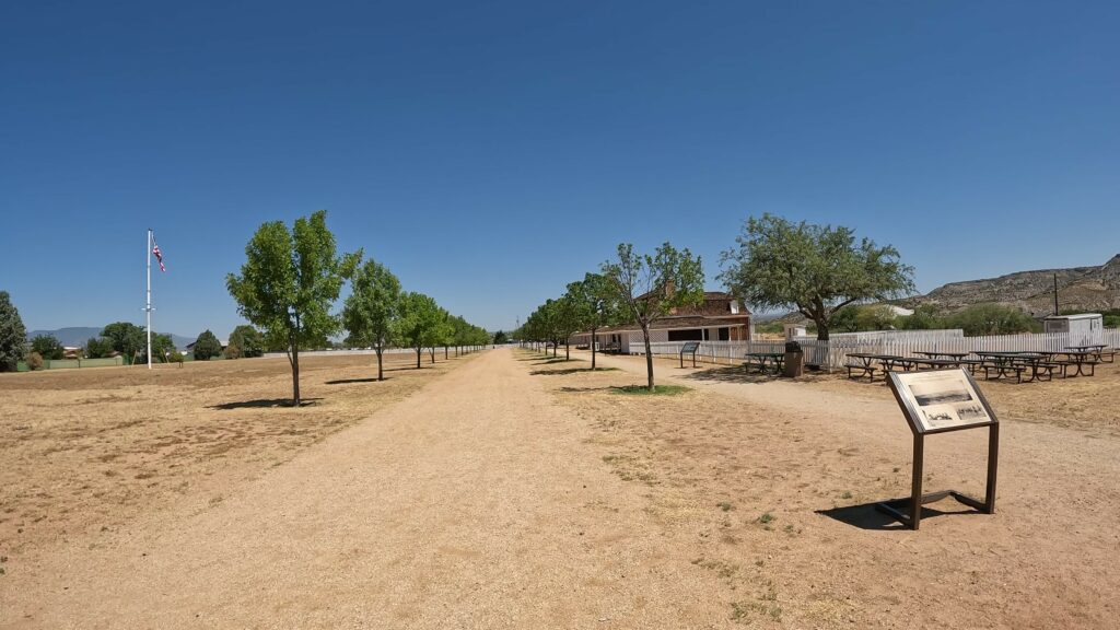 Officer Quarters and Flagpole/Parade Grounds