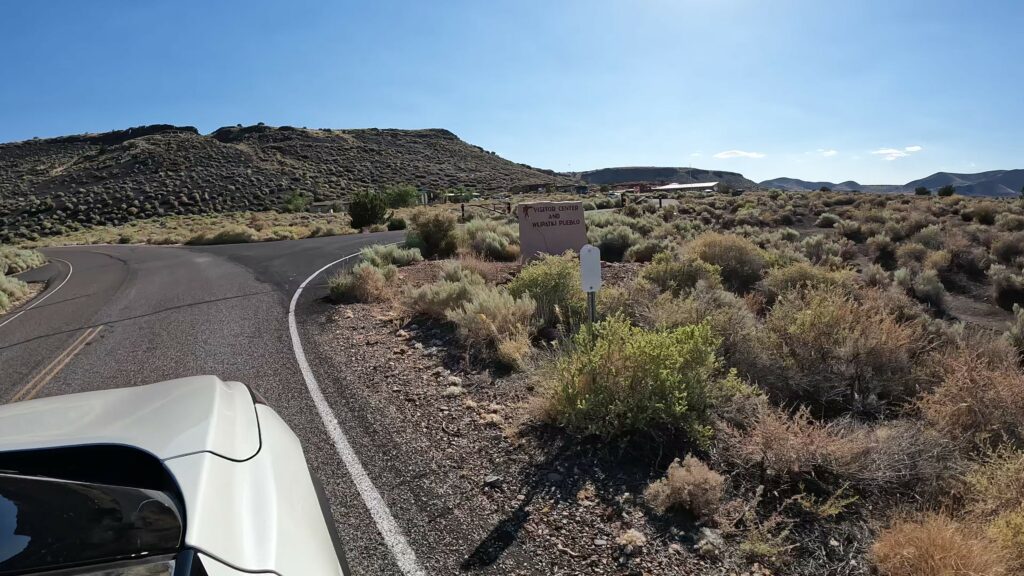 Sign to Visitor Center and Wupatki Pueblo Complex
