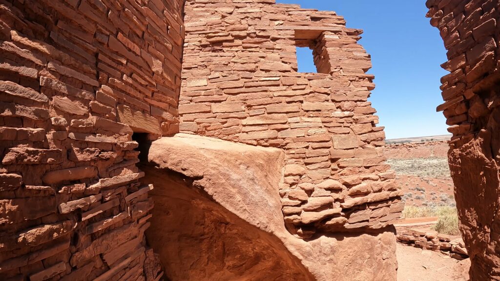 Backside of Wupatki Pueblo Ruins