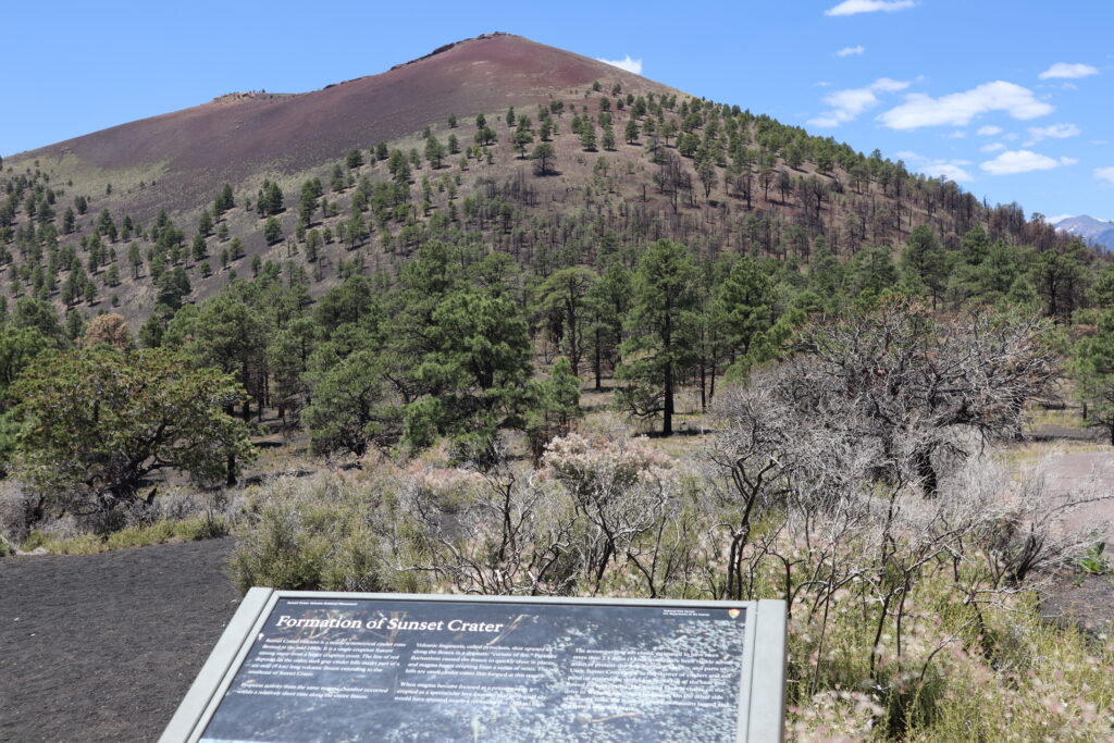 Overlook of Sunset Crater Volcano