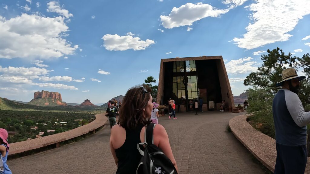 Walking Up to the Chapel