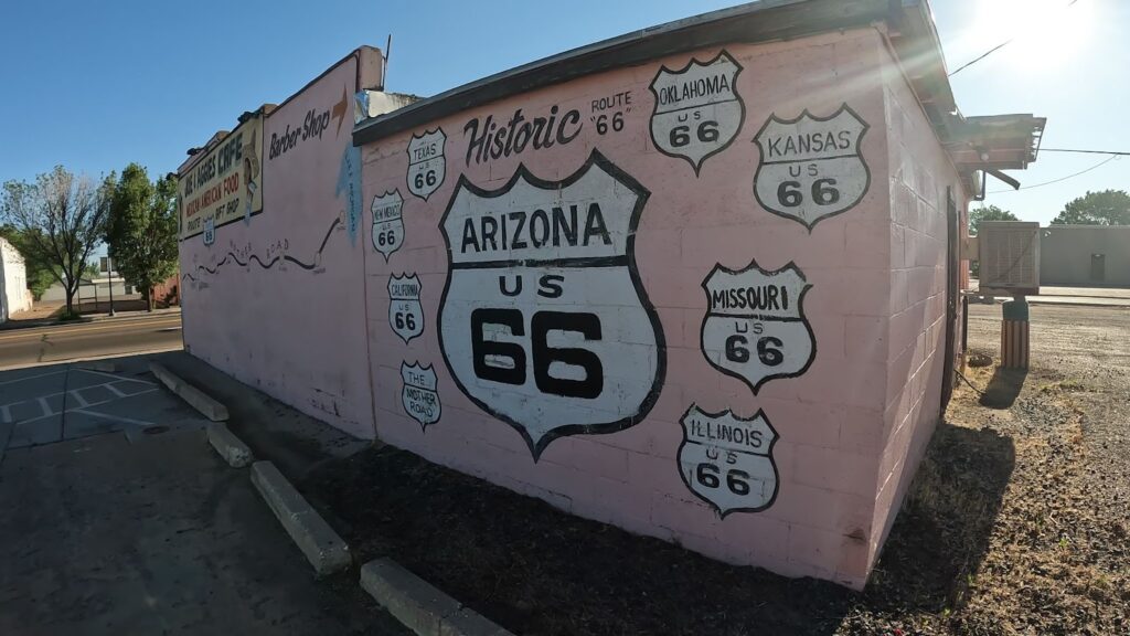Route 66 Mural in Holbrook