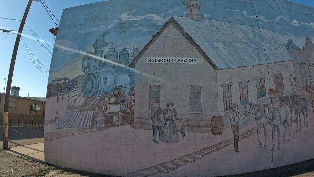 Historical Mural in Holbrook