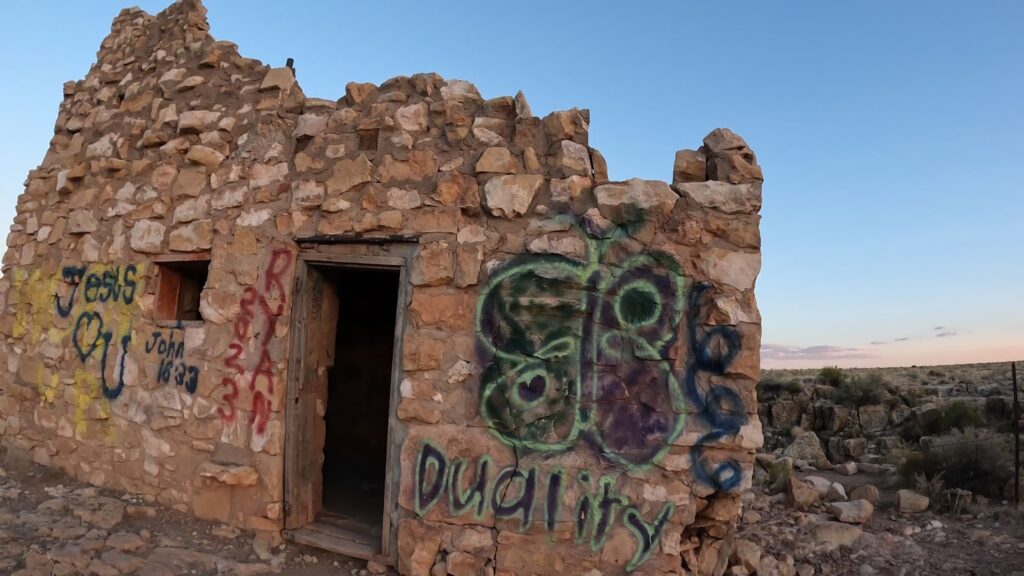 Pueblo Ruin by Apache Death Cave