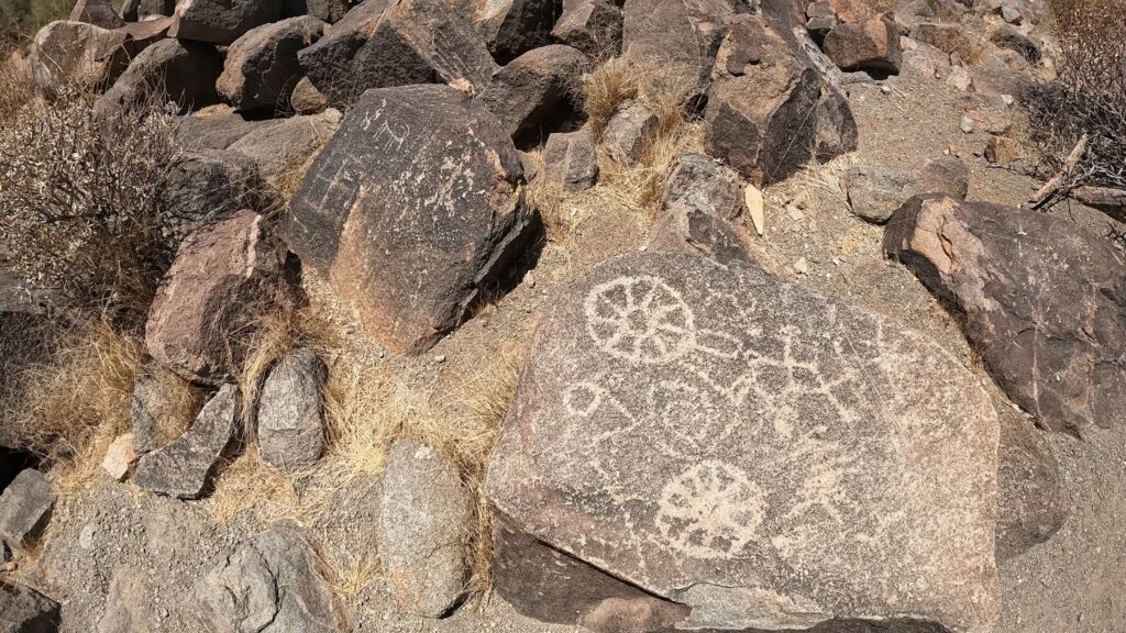 Up close Petroglyphs on Signal Hill Trail