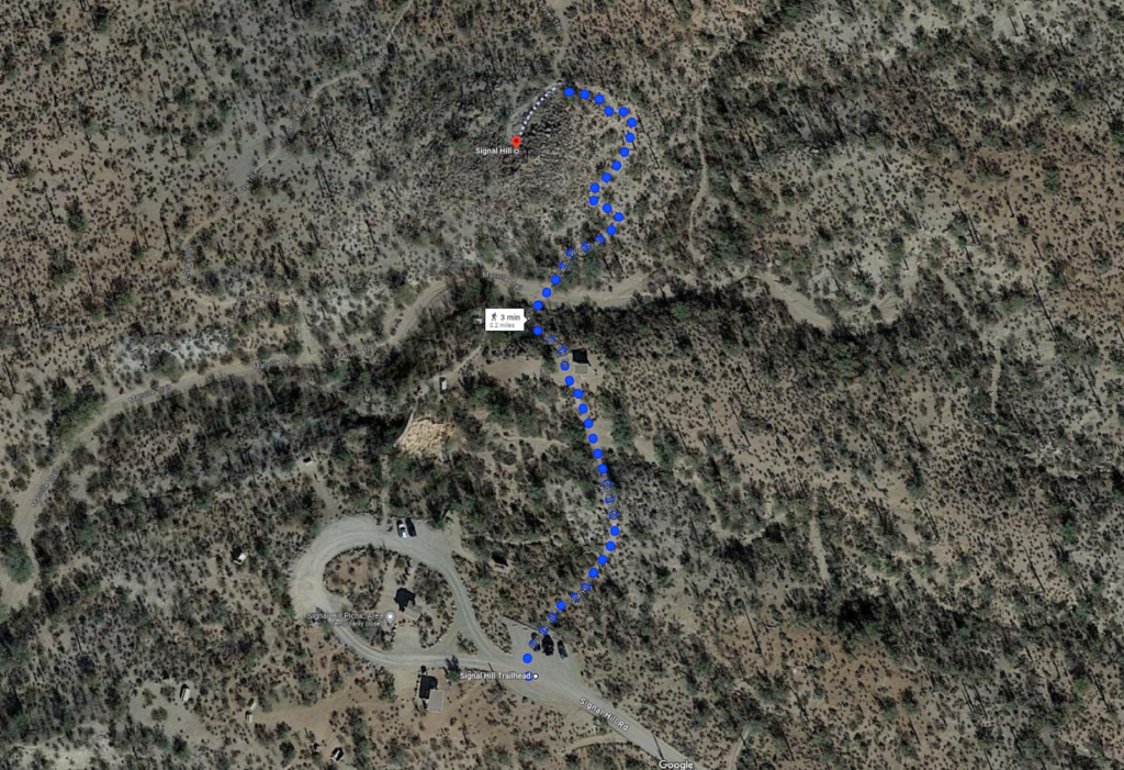 Map of Signal Hill Trail